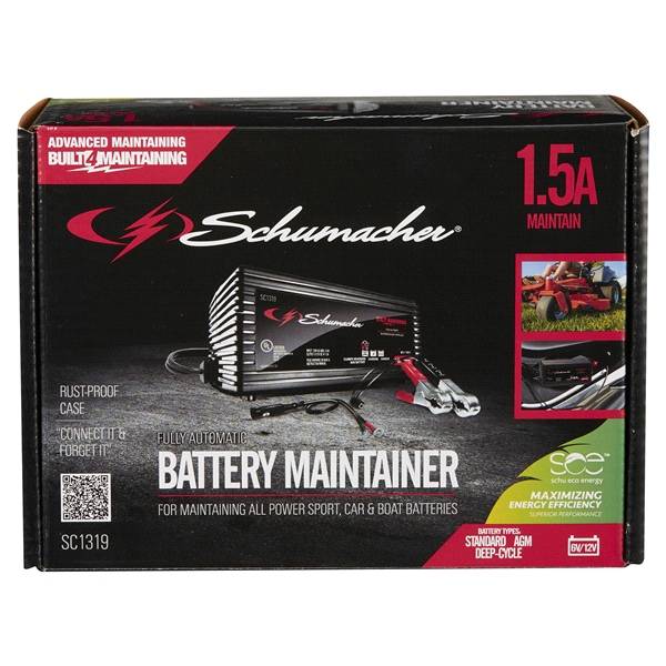 Schumacher Sc1319 1.5a 6v/12v Automatic Battery Maintainer