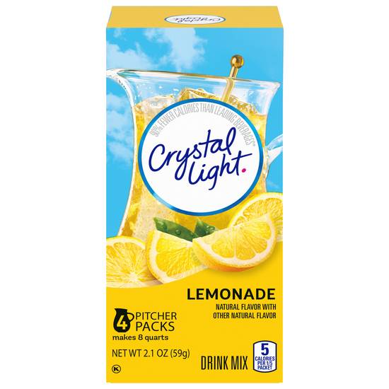 Crystal Light Lemonade Drink Mix (4 ct, 0.53 oz)