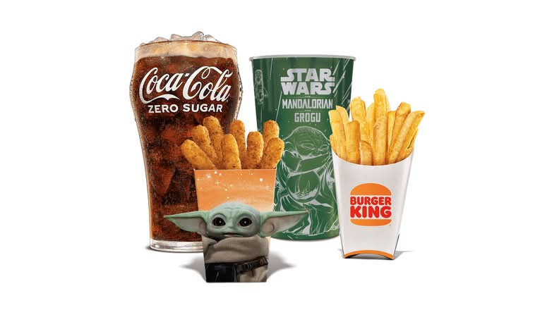 12 Pc. Grogu's Garlic Chicken Fries Meal with Collectible Cup