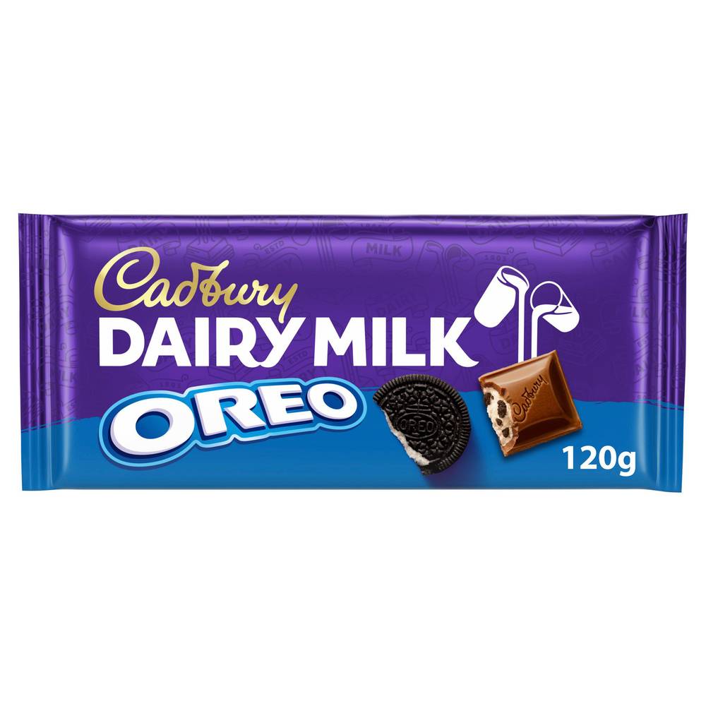 SAVE £0.55 Cadbury Dairy Milk with Oreo Chocolate Bar 120g