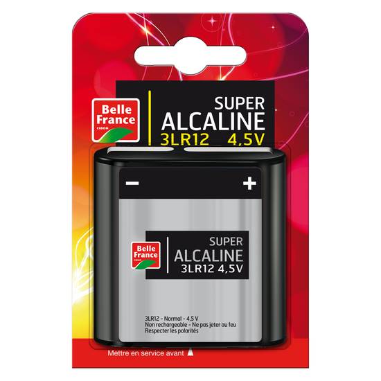 Belle France - Pile super alcaline 3Lr12 4.5v