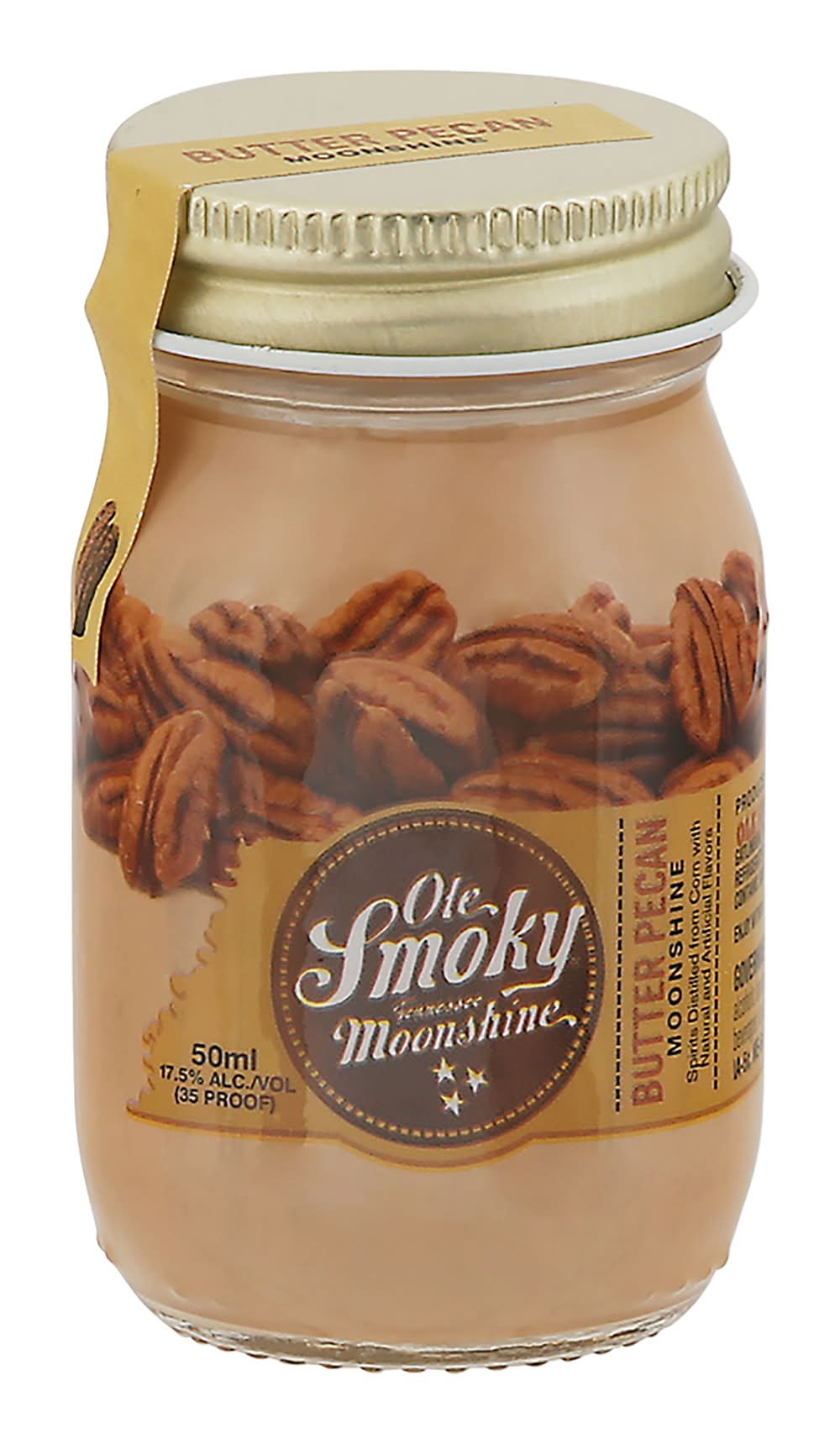 Ole Smoky Tennessee Moonshine Style Cream Liquor, Butter Pecan (50 ml)