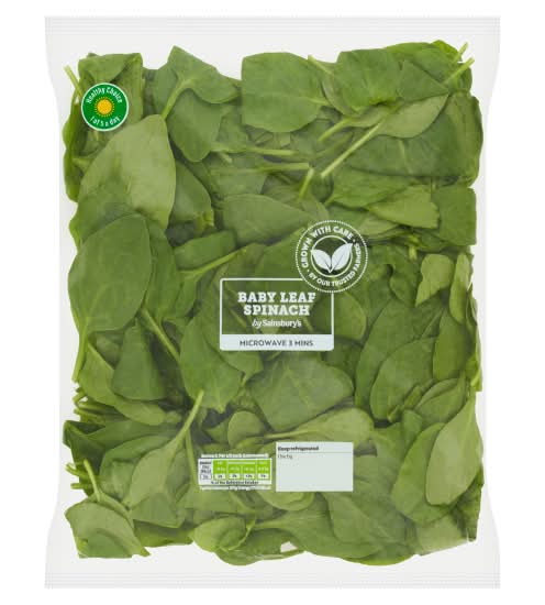 Sainsbury's Baby Leaf Spinach (200g)