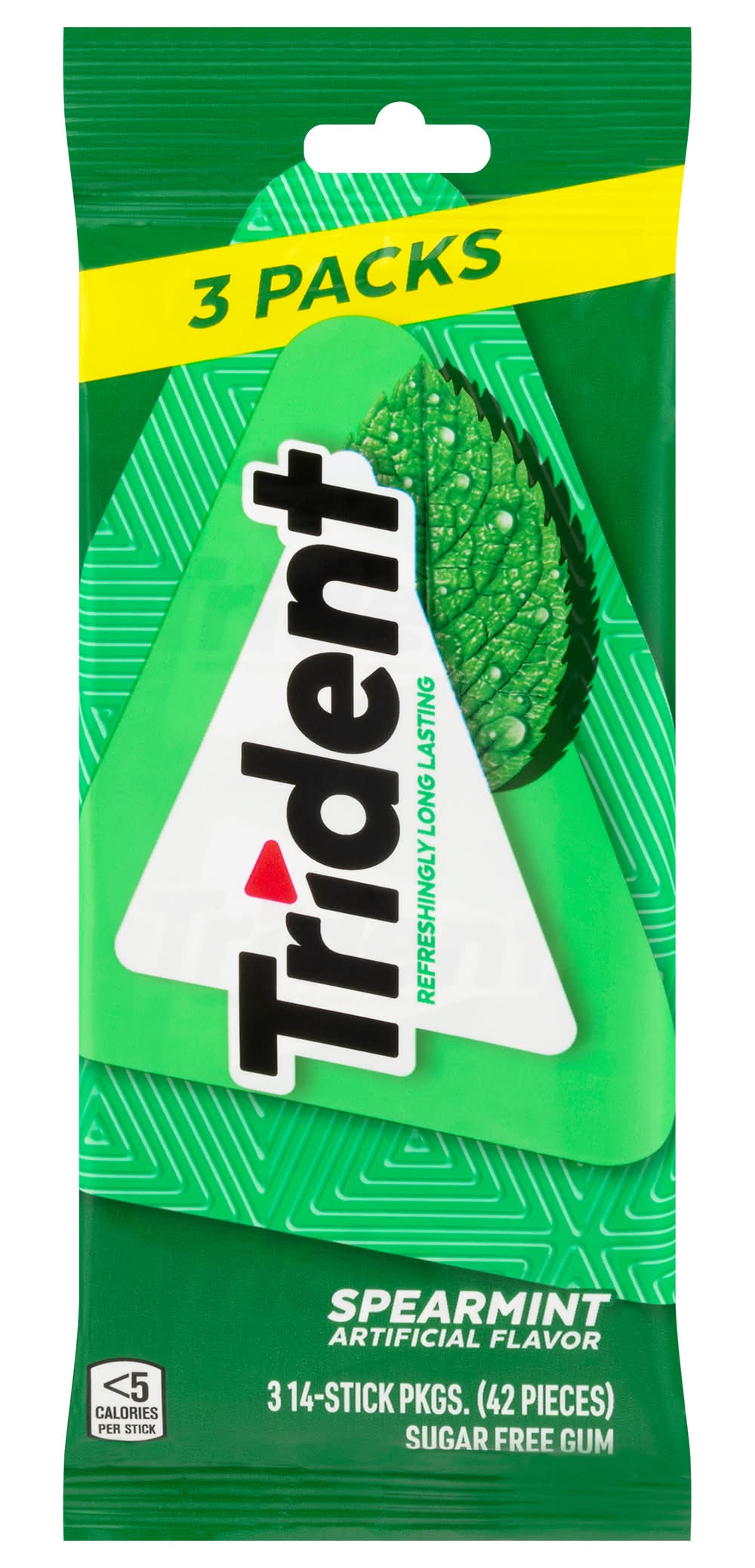 Trident Sugar Free Gum, Mint (42 ct)