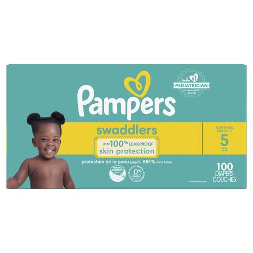 Pampers Swaddlers Diapers, Size 5 (100 ct)