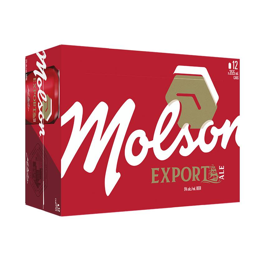 Molson Export  (12 Cans, 355ml)