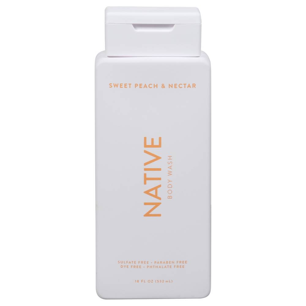 Native Sweet Body Wash, Peach & Nectar