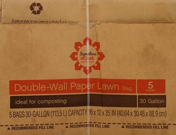 Signature Paper Lawn Bag (5 ct), Delivery Near You