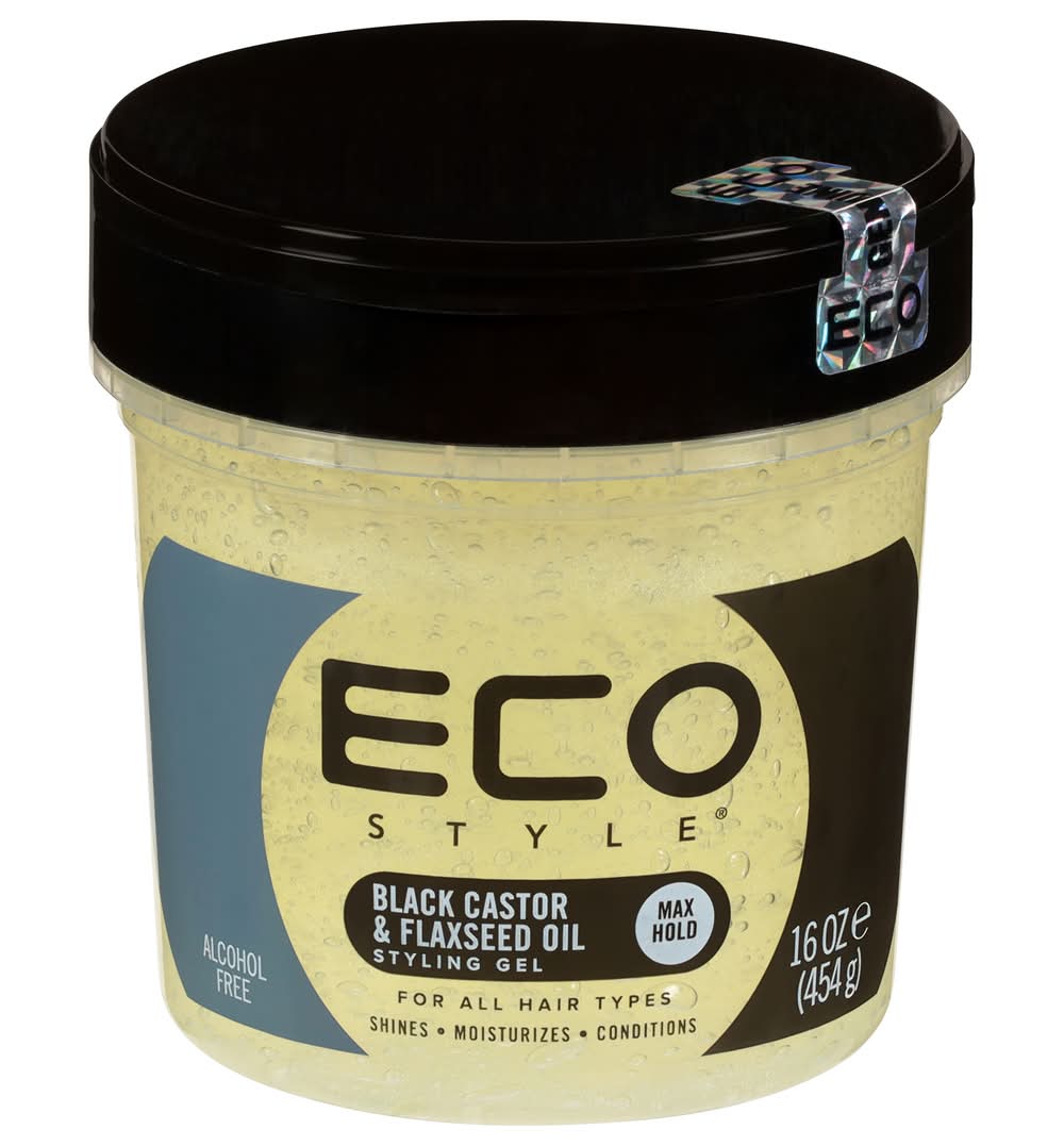 ECO STYLE Black Castor & Flaxseed Oil Gel (16 fl oz)