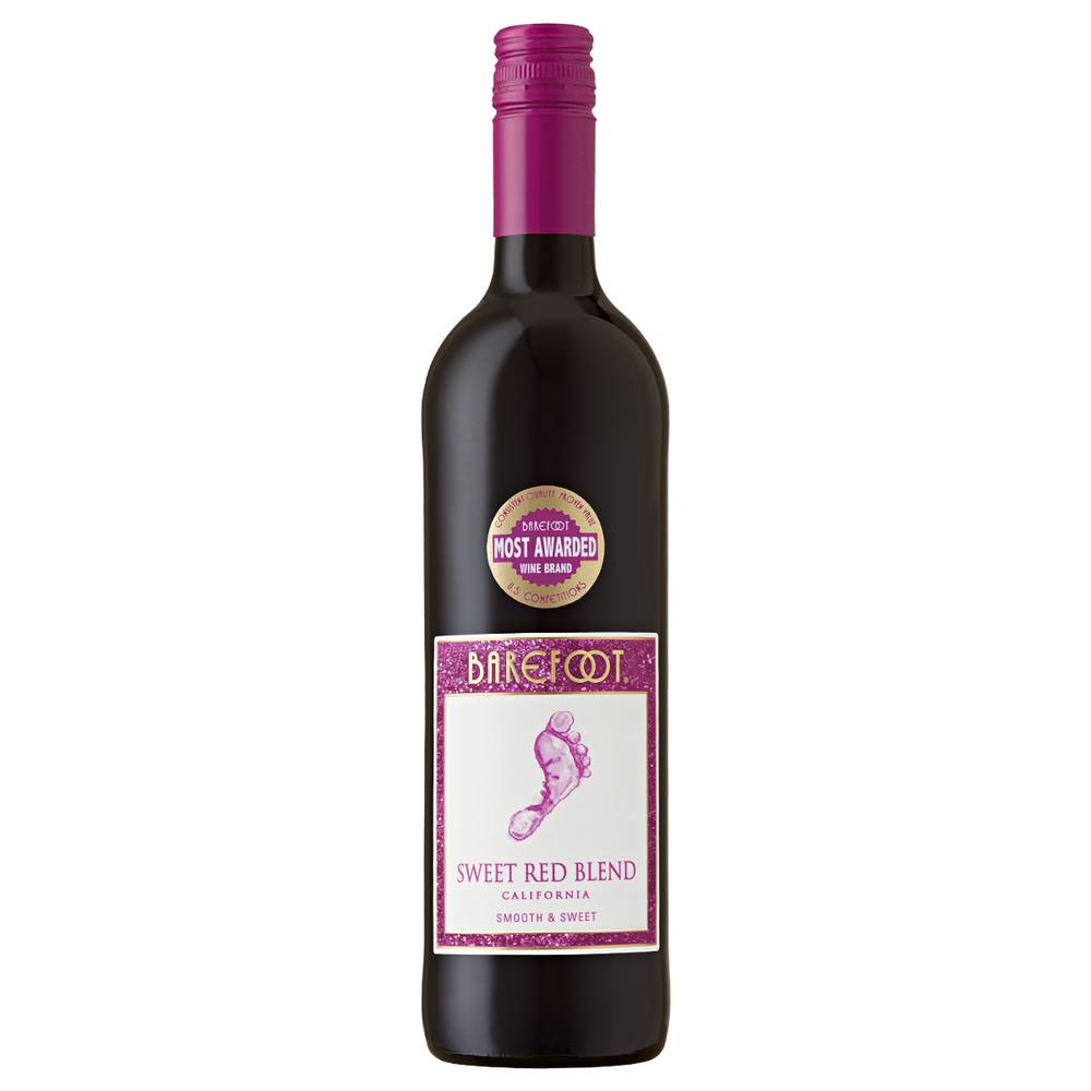 Barefoot vino tinto sweet red (750 ml)