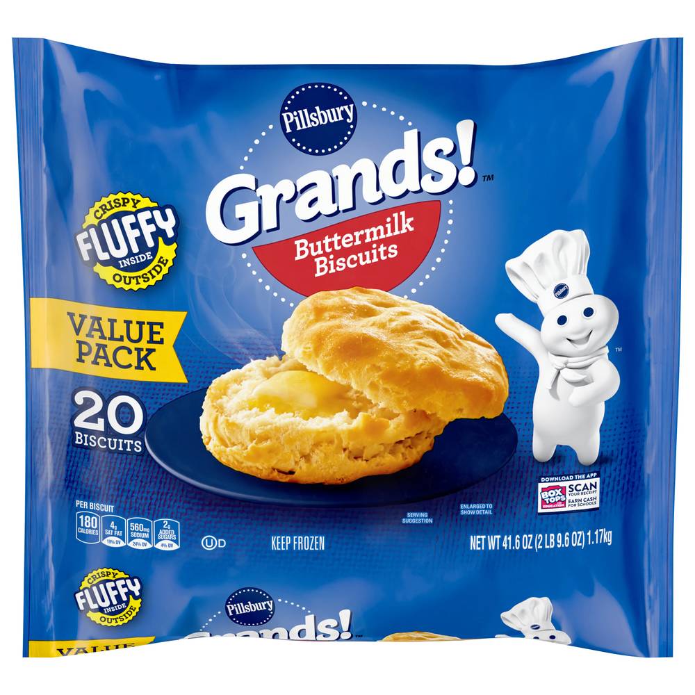 Pillsbury Grands! Buttermilk Biscuit (2.08 lbs, 20 ct)