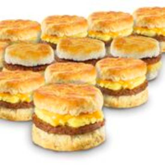 12 Sausage Egg & Cheese Biscuits