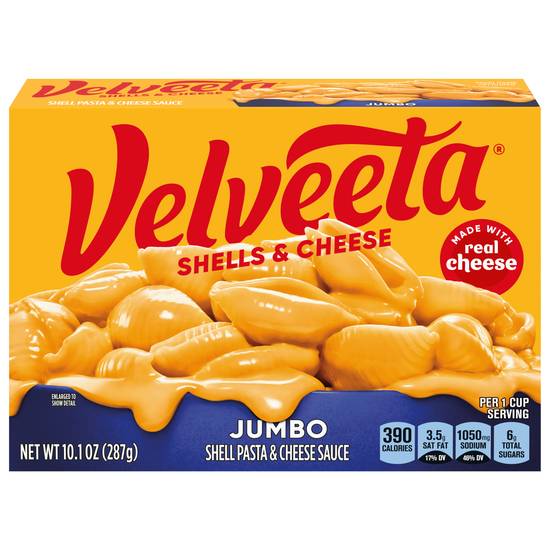 Velveeta Jumbo Shell Pasta & Cheese Sauce