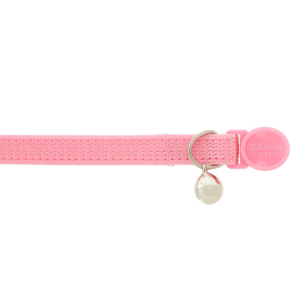 Whisker City® Breakaway Kitten Collar (Color: Pink)