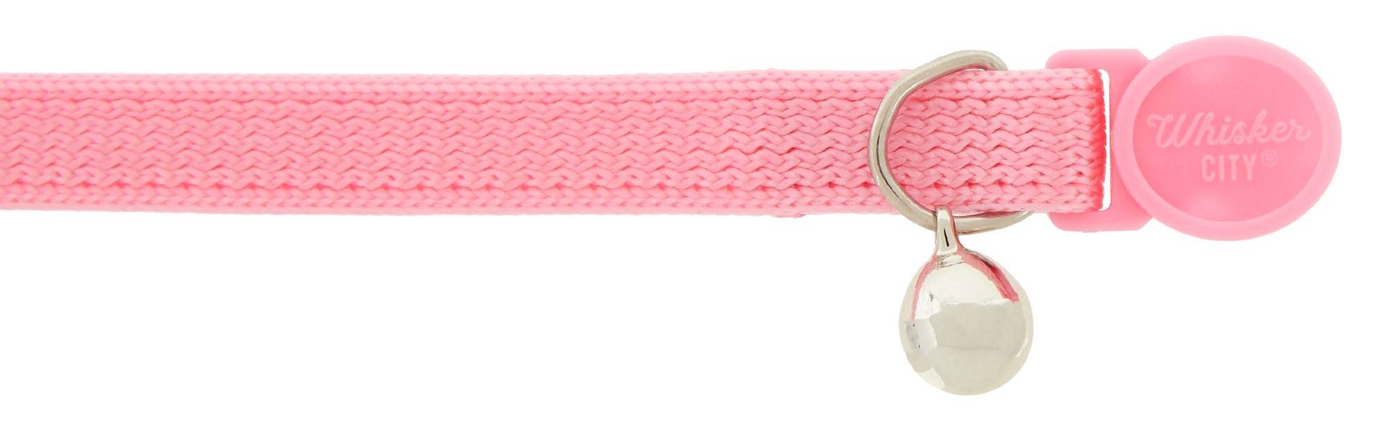 Whisker City Easy Release Kitten and Cat Collar, Pink