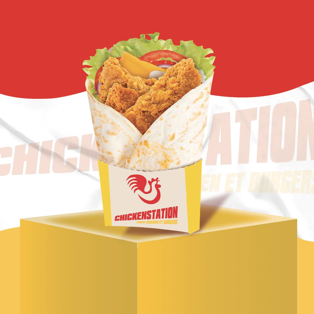 Menu chicken roll 🌯🍗🍟