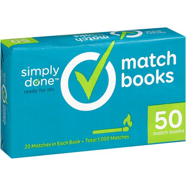 Simply Done Match Books