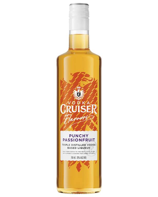 Vodka Cruiser Mid Proof Punchy Passionfruit Btl 700ml