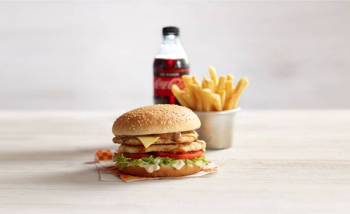 Double Fillet Oprego Burger Meal