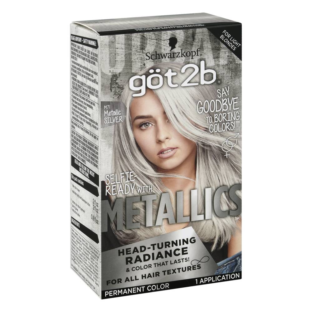 got2b M71 Metallic Silver Metallics Permanent Color (0.8 fl oz)