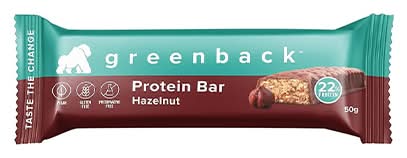 Greenback Hazelnut Protein Bar 50G