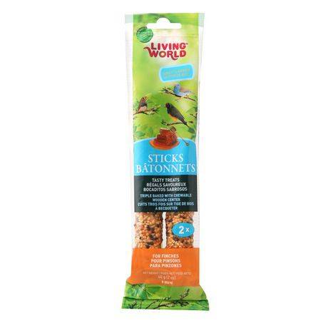 Living World Honey Stick For Finches