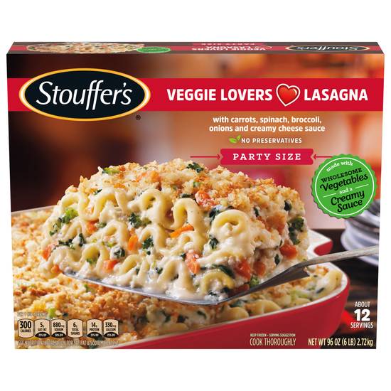 Stouffer's Party Size Veggie Lovers Lasagna