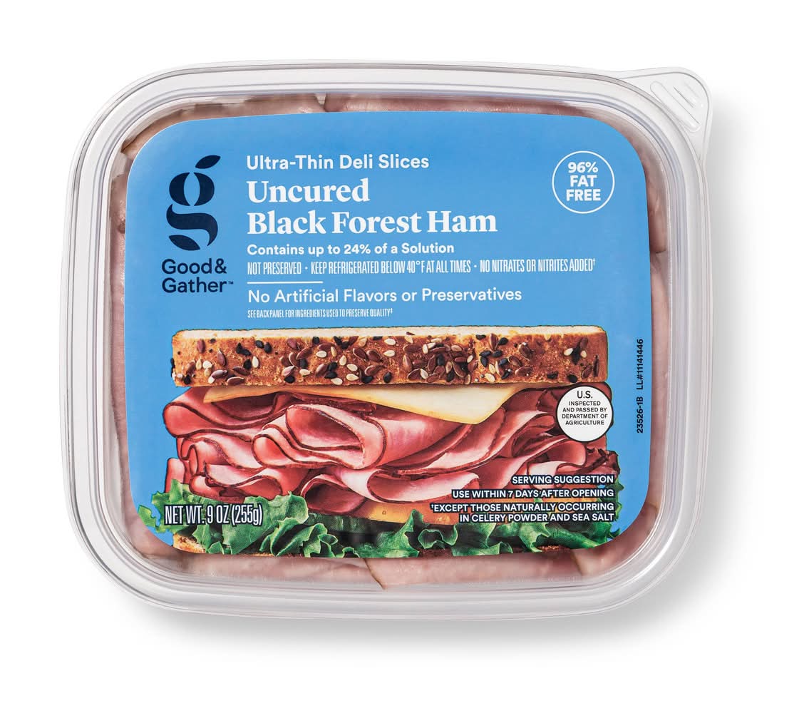 Good & Gather Uncured Black Forest Ham Ultra-Thin Deli Slices (9 oz)