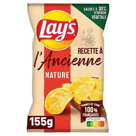 20 Paquets de Chips LAY'S Nature Salés - 20 x 45 g - Cdiscount Au quotidien