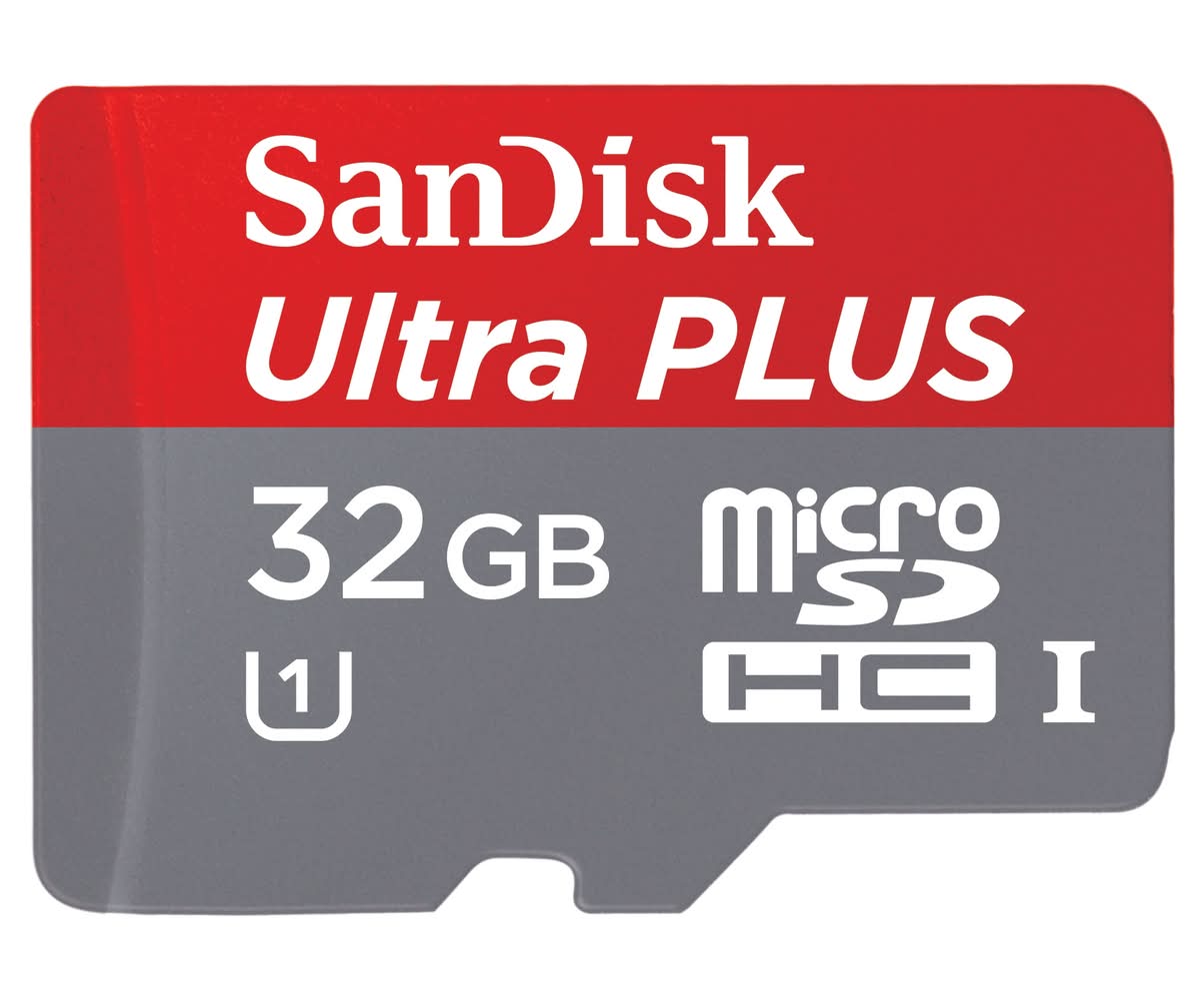 SanDisk Ultra Plus 32gb Microsd Memory Card