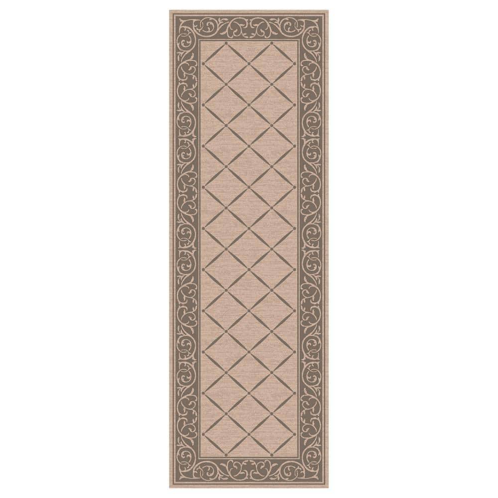 Trafficmaster Horchow Tan Doormat 2 Ft. X 5 Ft. Accent Rug