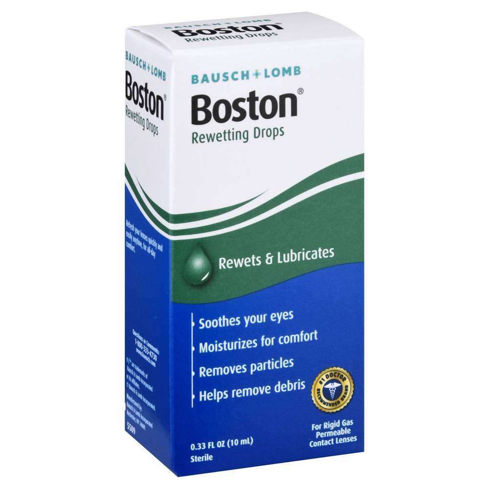 Bausch + Lomb Boston Rewetting Eye Drops (0.3 fl oz)