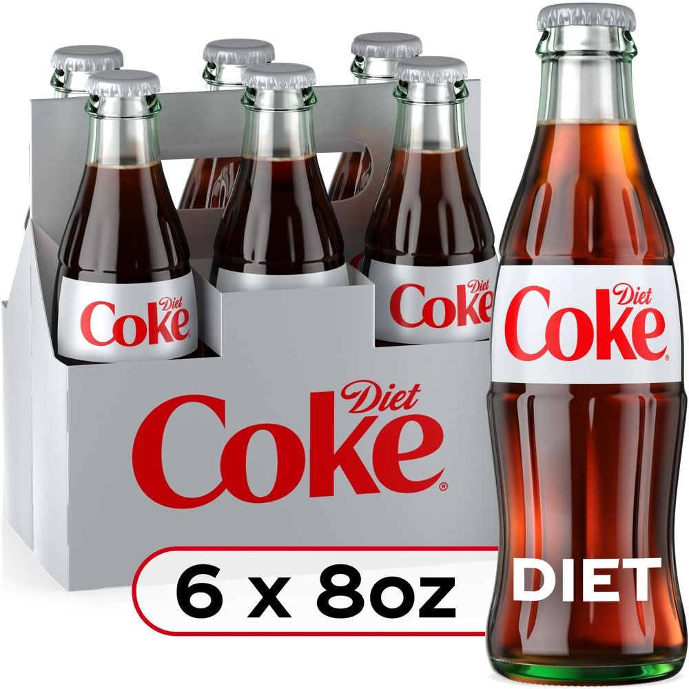 Diet Coke Soda (6 x 8 fl oz)