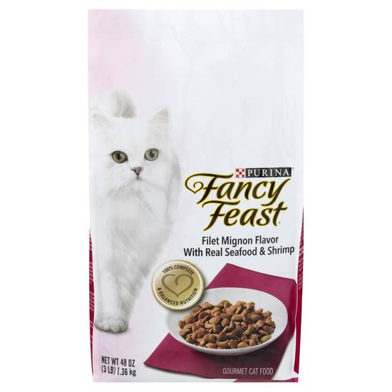 Fancy Feast Filet Mignon Flavor With Real Seafood & Shrimp