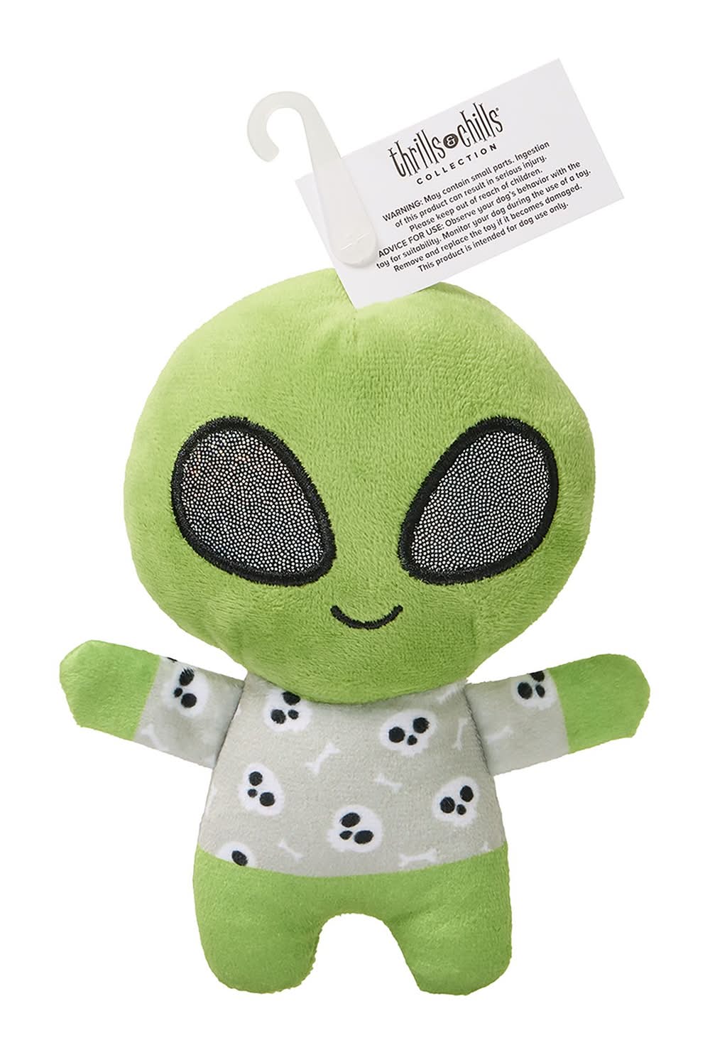 Thrills & Chills Squeaker Plush Alien Dog Toy Delivery Near Me | Order  Online | Uber Eats