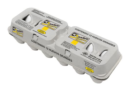 Sabrohuevo · Huevos blancos, Grandes (12 un)