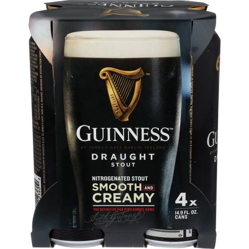 Guinness Draught 4 Pack Cans