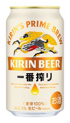 00102：キリン 一番搾り 350ML缶 / Kirin Ichiban Shibori