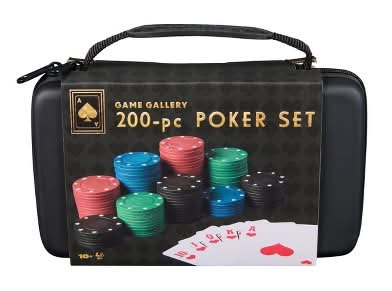 Game Gallery Spin Master Games Poker Set 10+ Years (200 ct)