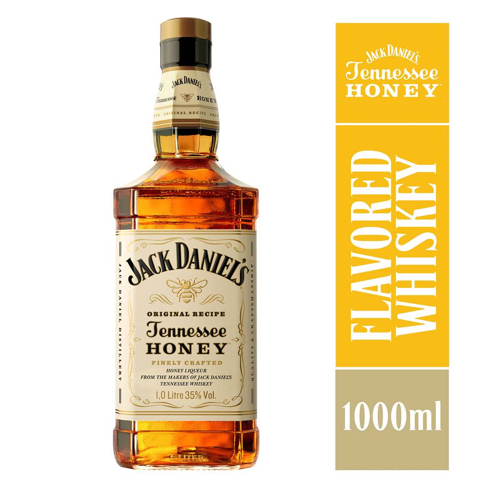 Jack daniel's whiskey honey (botella 1 l)