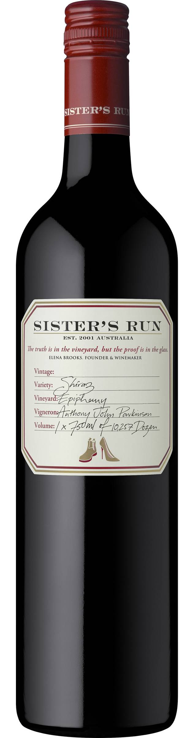 Sisters Run Shiraz 750ml ea