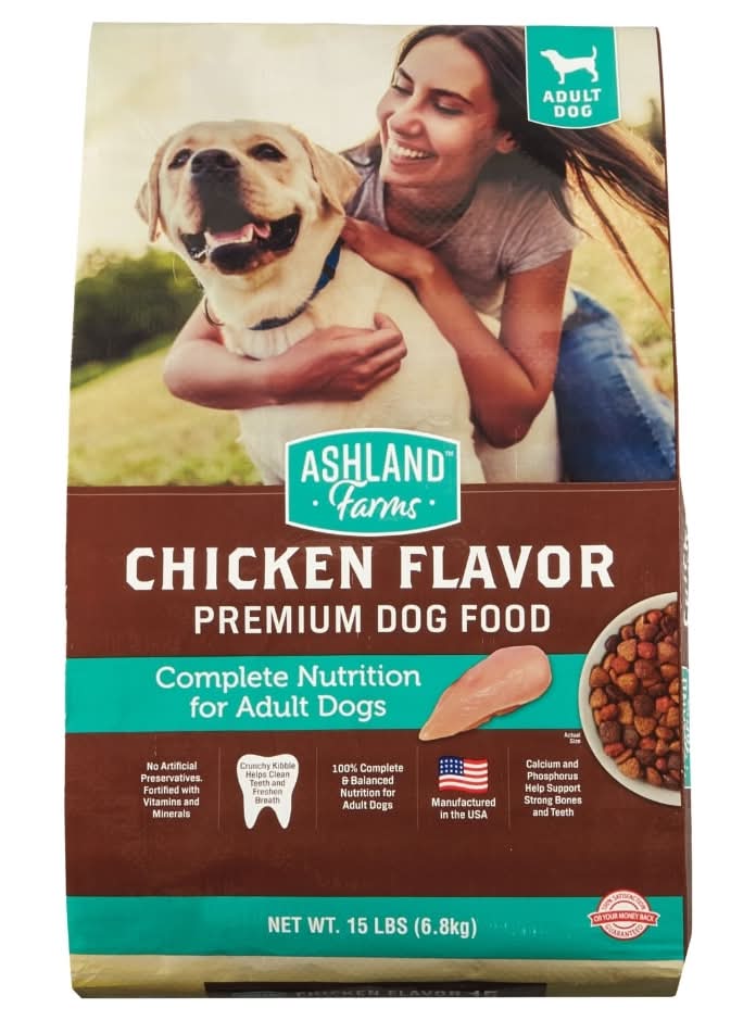 Ashland Farms Premium Adult Dog Food, Chicken (15 lbs)