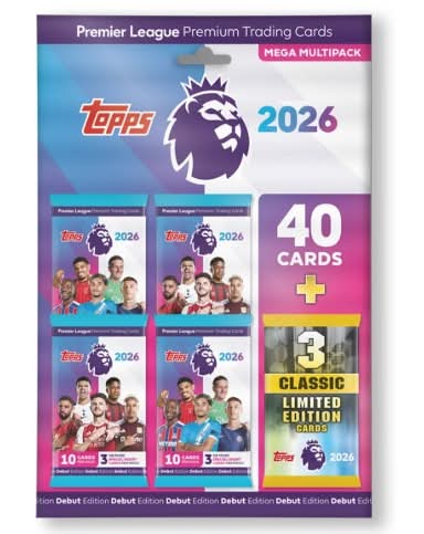 Topps Premier League 2026 Debut Edition Trading Card