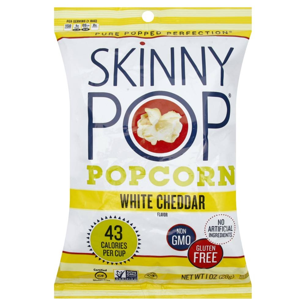 SkinnyPop Popcorn, White Cheddar (1 oz)