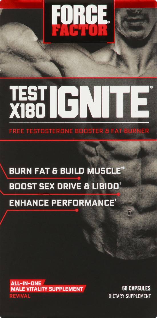 Force Factor Test X180 Ignite Testosterone Booster (60 ct)