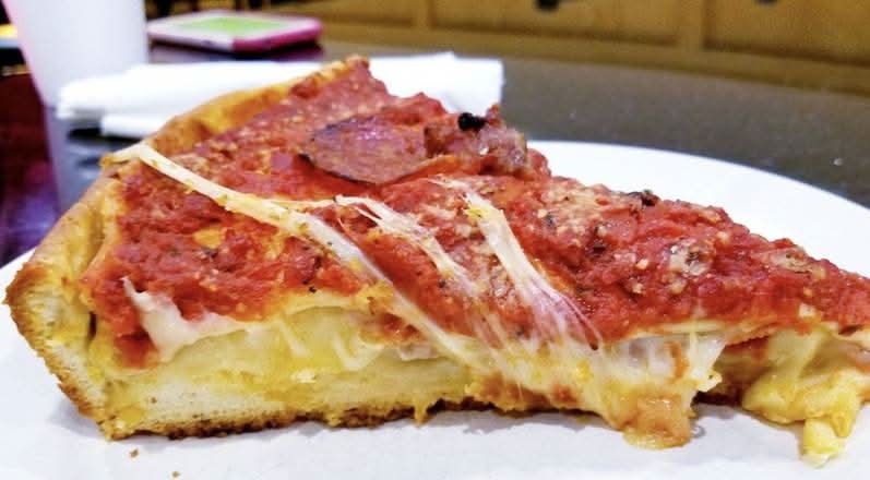 Stuffed Pepperoni Pizza