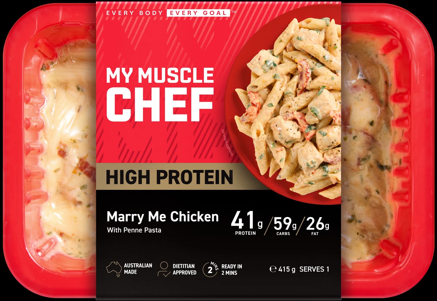 My Muscle Chef High Protein Marry Me Chicken and Pasta 415g