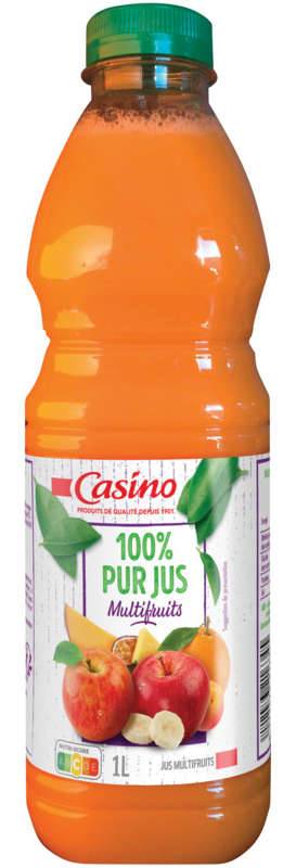 Casino Jus multifruits - 100% pur jus bouteille 1L