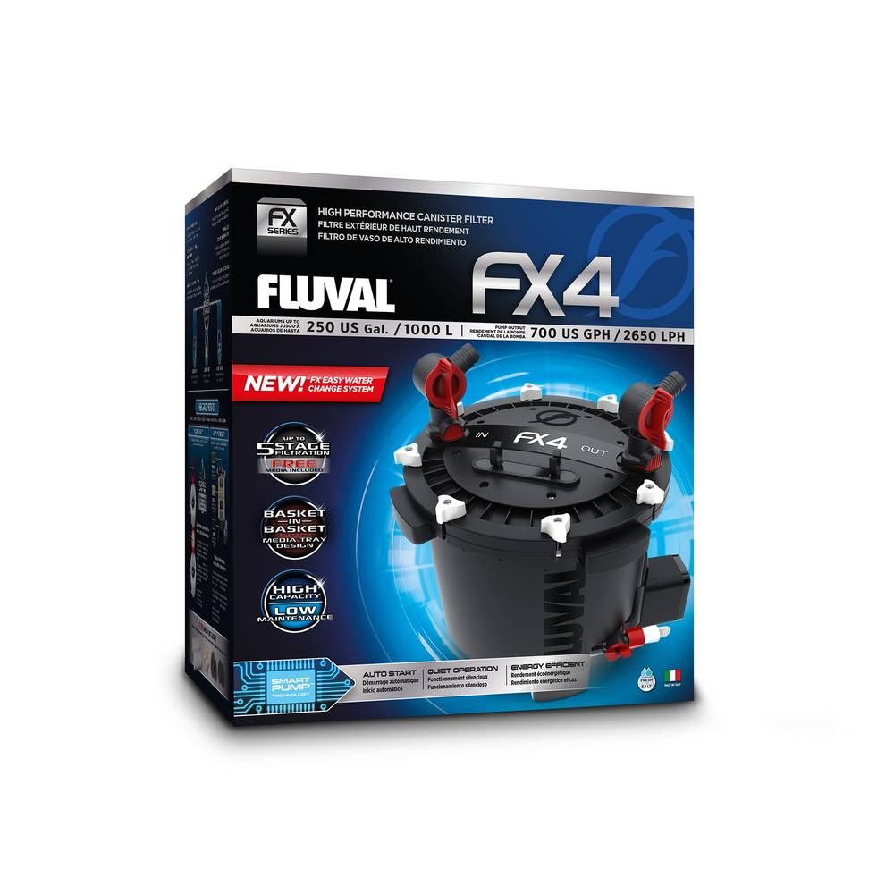 Fluval® FX4 Canister Filter (Color: Assorted)