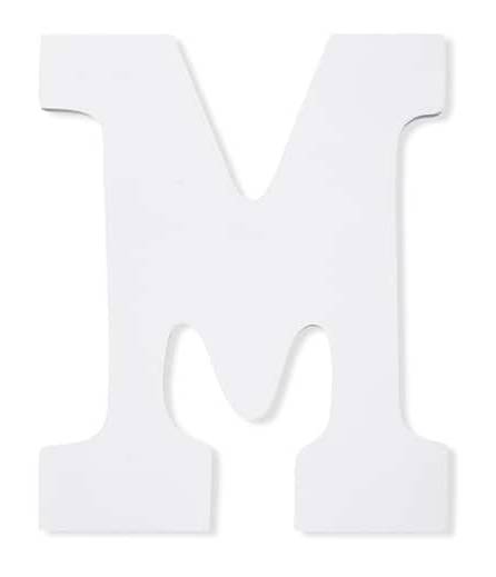 Make Market Mdf Whimsy Letter, 9", White